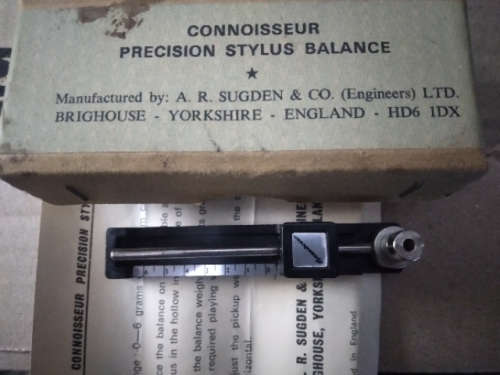 Vintage Connisseur Precision Stylus Balance