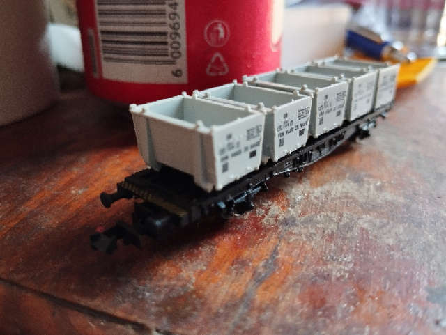 Fleischmann DB House to House Container Wagon 8231  - N