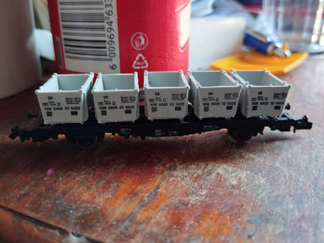 Fleischmann DB House to House Container Wagon 8231  - N