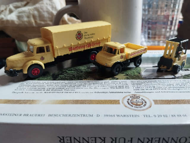 Wiking Collectors Set 3 Vehicles - Warsteiner Brauerfest 2001 - 1/87 Scale