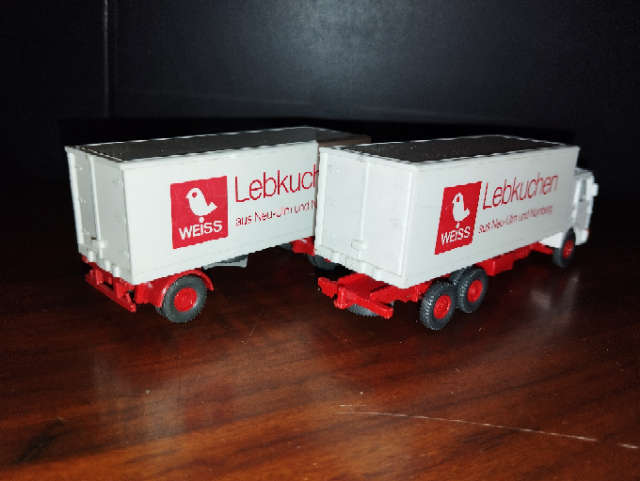 Wiking M.A.N. Truck & Trailer - Lebkuchen  - 1/87 Scale