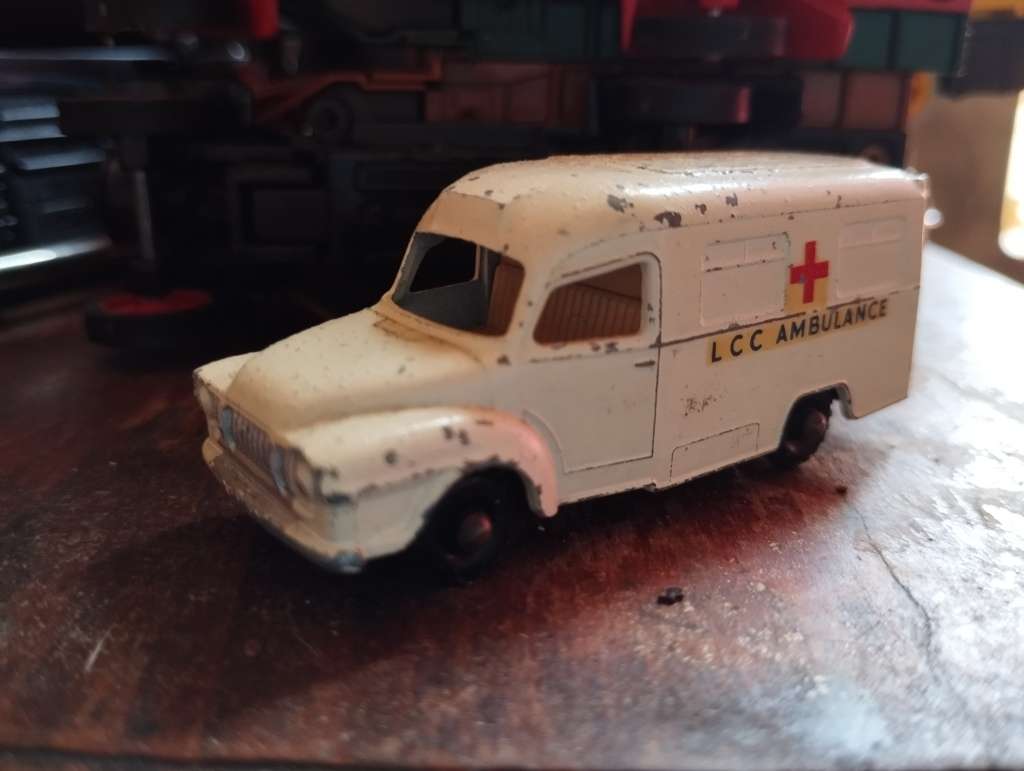 Lesney Lomas Ambulance - No 16 Regular Wheels
