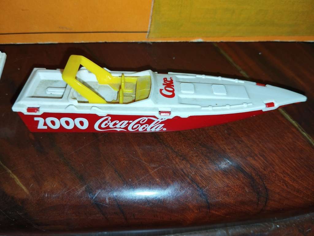 Coca Cola Branded Lorry and Speed Boat - Small issue see notes.