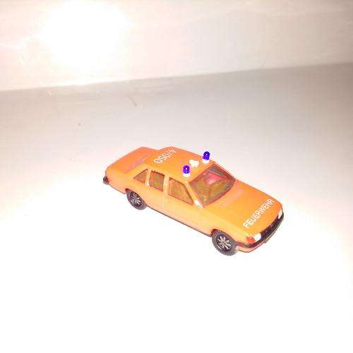 Herpa Opel Record Berliner Fire Car - 1/87 Scale