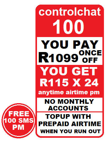 R2760 airtime and 2400 sms for R1100 once off