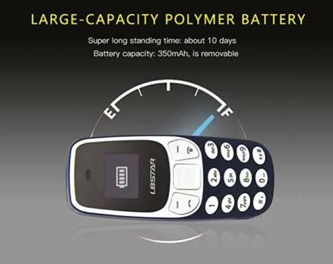 Smallest Phone in the World BM10 dual sim