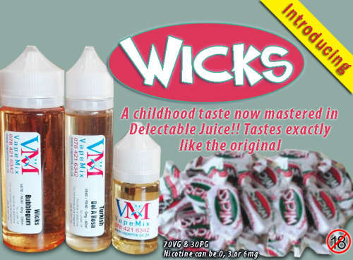 VapeMix - eJuice Bar - Wicks Bubblegum