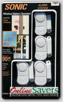 Alarm System - Wireless - Must have for all campers, Sliding doors and window protection