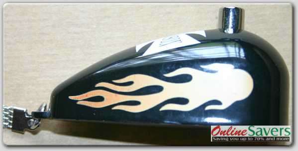 Bike Tank Lighter - Must have for all smoking bikers!! - Blue Harris!