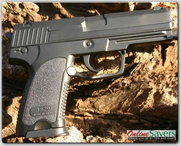 Super Power P820 - Spring - BB Metal Pistol!! Shoots BB!! Paint Ball!! Metal Ball!! Includes Gun CD!
