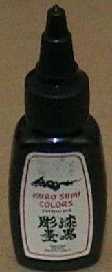 Tattoo INK - Kuro Sumi Colours  - Black - 1 Oz Made in Japan