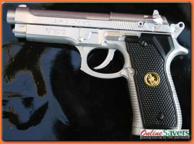 Gun Lighter -Silver - Pocket Size - For the Gun Lover!!