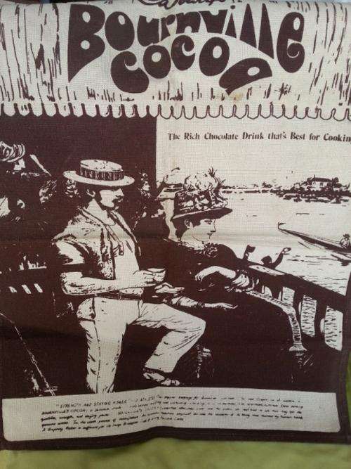 TEA CLOTH - CADBURYS BOURNVILLE COCOA