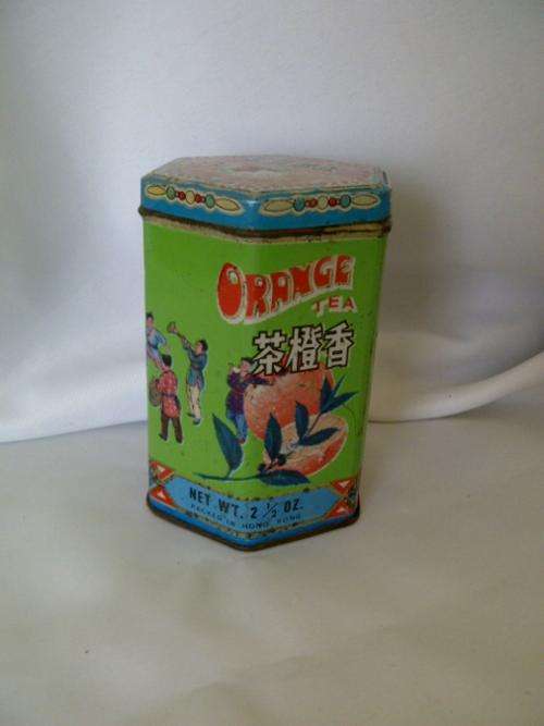 ORANGE-TEA TIN