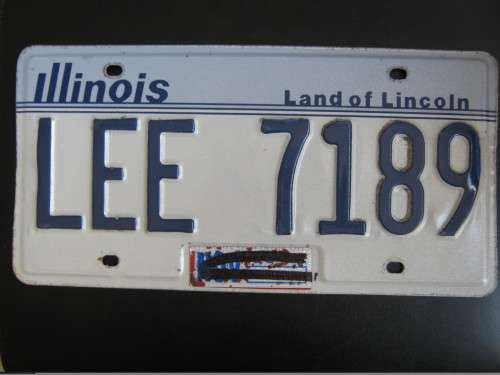 Original American license plate, must have for your bar or mancave