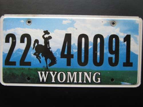 Original American license plate, must have for your bar or mancave
