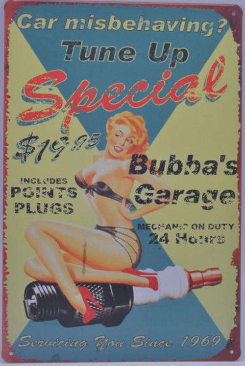 Metal sign 20cm x 30cm for your bar or braai room