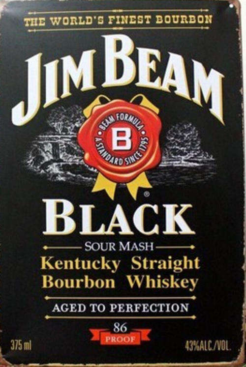 Metal sign 20cm x 30cm for your bar or braai room