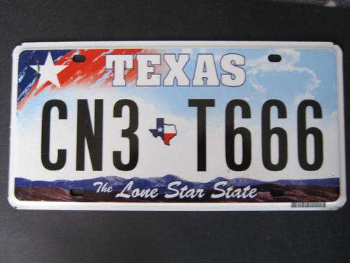 Original American license plate, must have for your bar or mancave