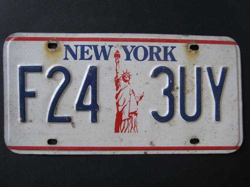 Original American license plate, must have for your bar or mancave