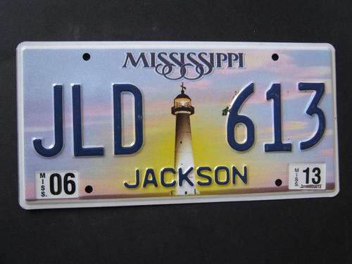 Original American license plate, must have for your bar or mancave