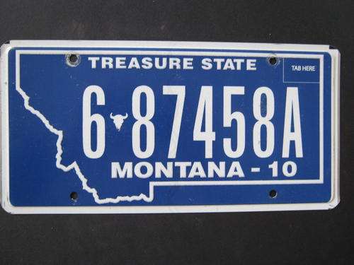 Original American license plate, must have for your bar or mancave