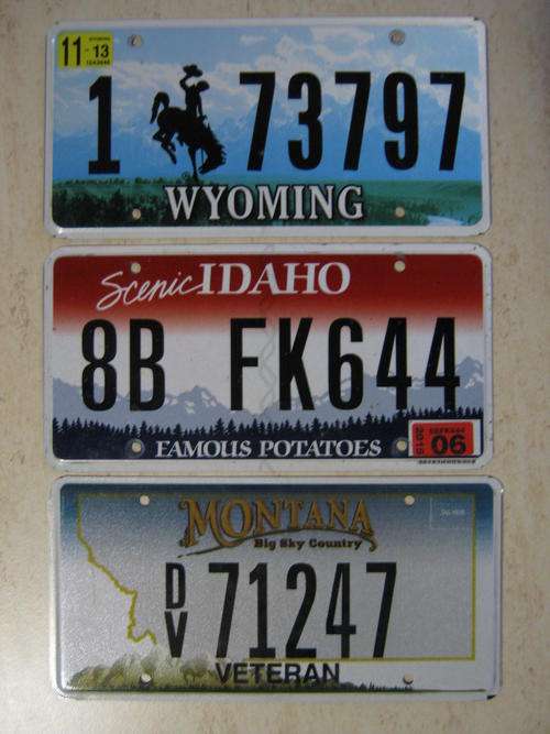Original American license plates, start your collection today