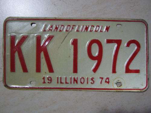 Vintage  American  number plate, great find to add to your collection