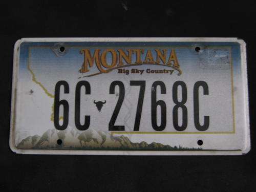 Original American license plate, must have for your bar or mancave