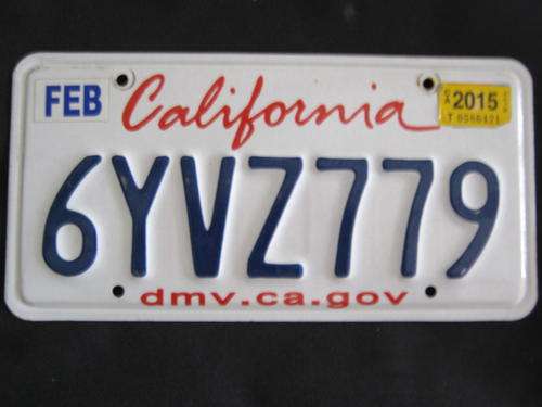 Original American license plate, must have for your bar or mancave