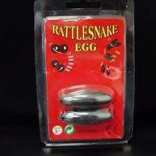 Rattlesnake egg singing magnets (2 per packet)