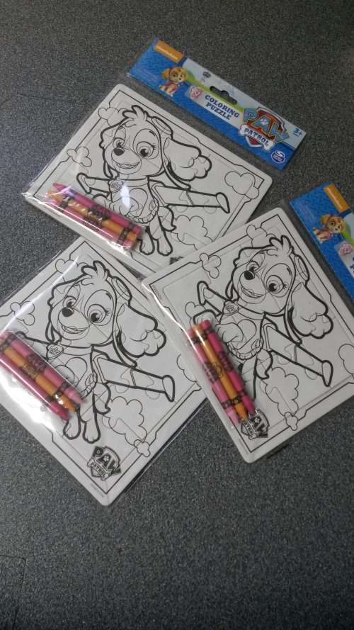 PAW PATROL puzzle & coloring