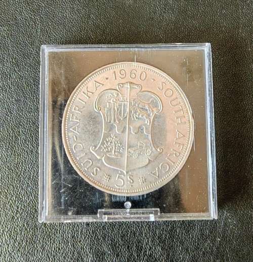 R1 Start!! 1960 Proof 5 Shilling in capsule!