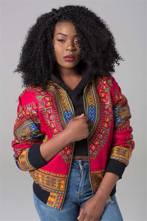 Dashiki women's bomber jackets