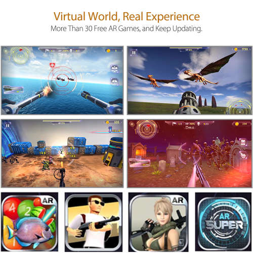 AR game gun with 60 games