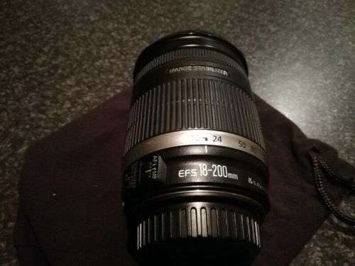 Valued at R 7 250.00 !!! Canon EF-S 18-200mm f/3.5-5.6 IS Lens