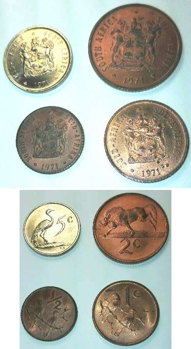 1971 coin set - uncirculated