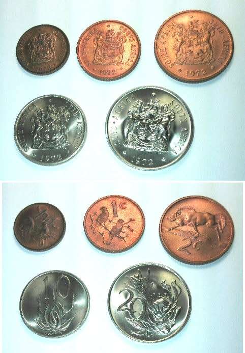 1972 coin set - uncirculated
