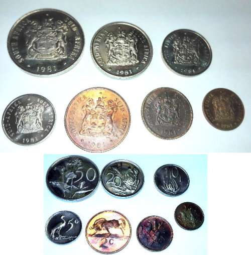 1981 coin set - Proof