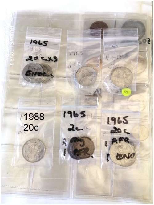 Coins in one file, 2 extra empty files, 2 coin books