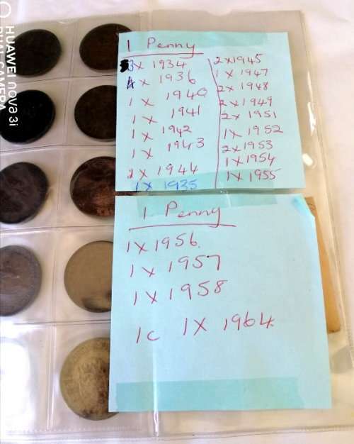 Coins in one file, 2 extra empty files, 2 coin books