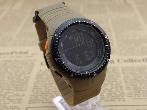 New Mens Swiss Military Tactical Watch (Brown)