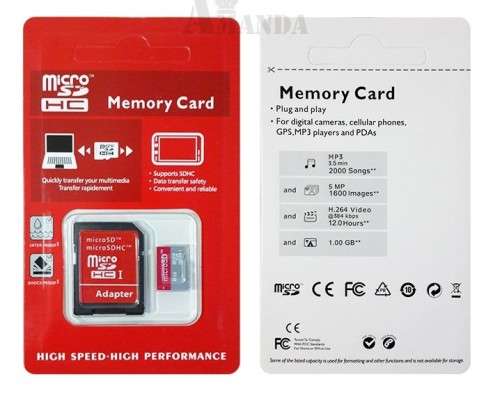 64GB Micro SD card, TF card to SD Adapter and free USB Micro adapter  (R730)