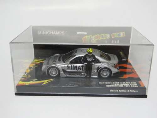 Minichamps Mercedes Benz C-Class DTM with Valentino Rossi figure
