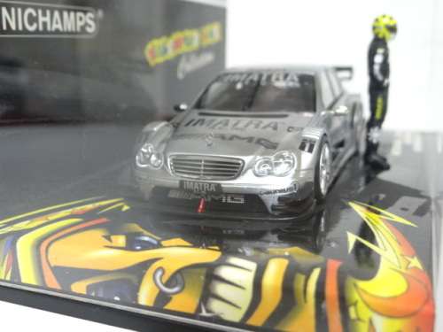 Minichamps Mercedes Benz C-Class DTM with Valentino Rossi figure