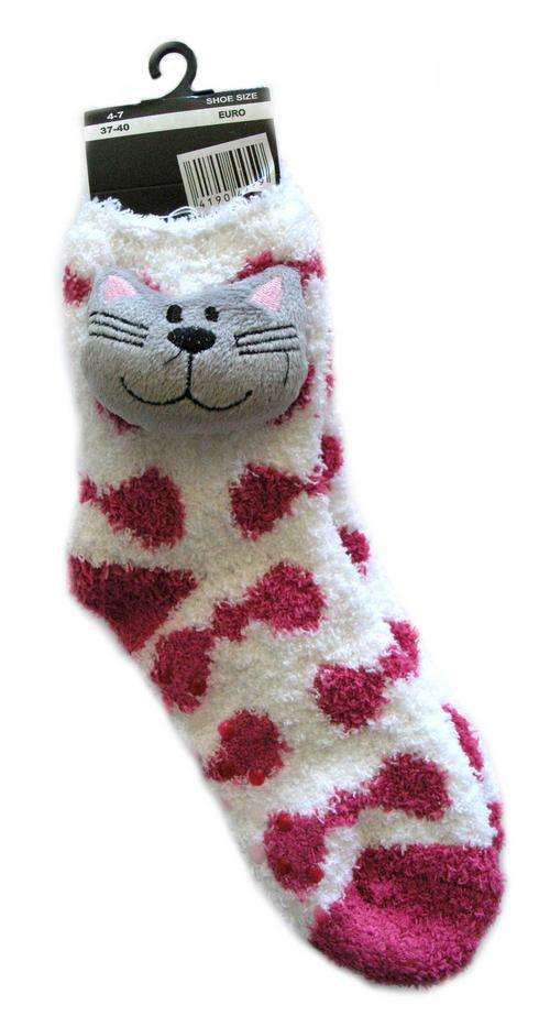 Funky Warm Winter Cat Socks