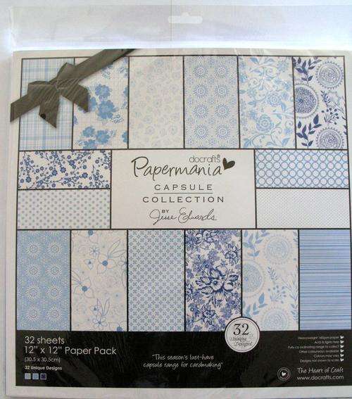 Papermania Pack of  32 scrapbook papers (30.5cm x 30.5cm)