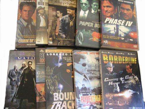 Bulk Lot of 10 Action DVDs!