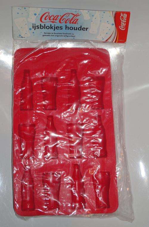 Coca Cola Bottles and Glasses- Ice Tray- From Belgium- Never again!!