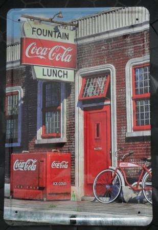 Coca Cola / American Diner Tin Sign- Cheap Shipping!